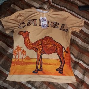 Camel t Shirt Size l women